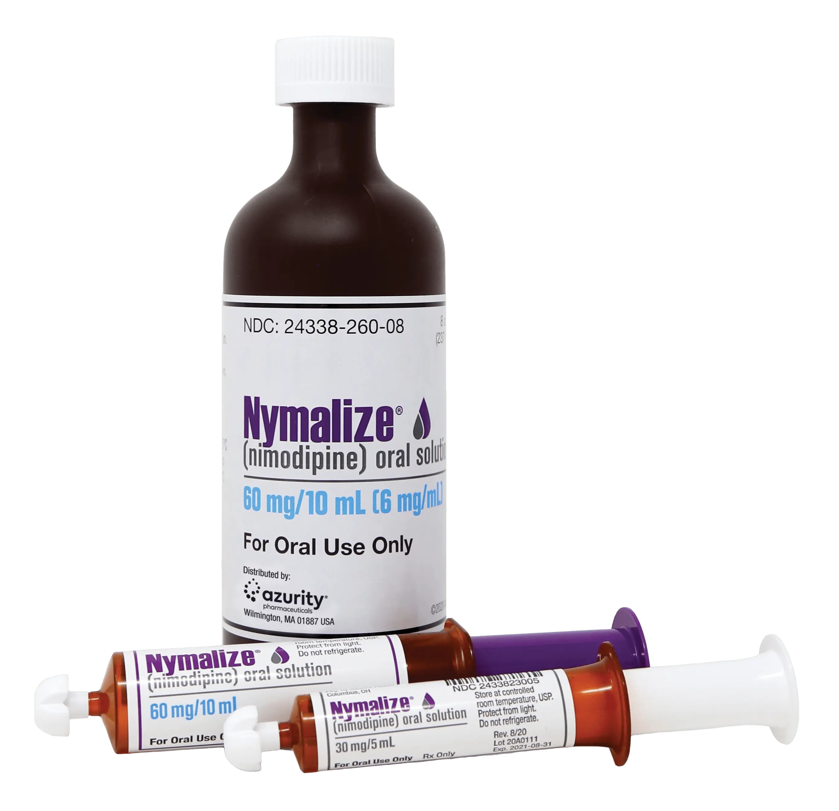 Nymalize (nimodipine) oral solution 60mg/10mL 30mg/5mL